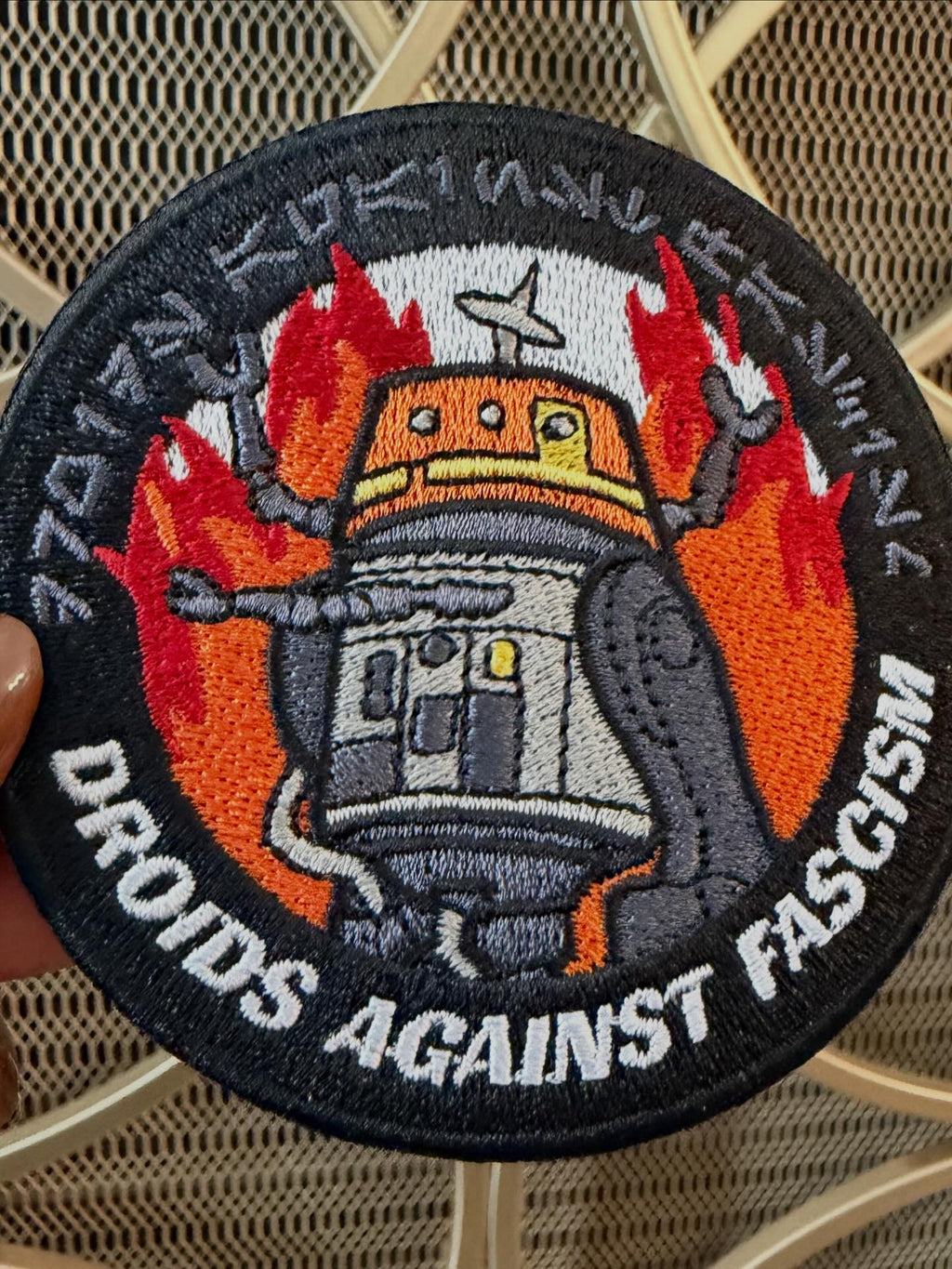 Chopper Star Wars Patch - Droids Against Fascism