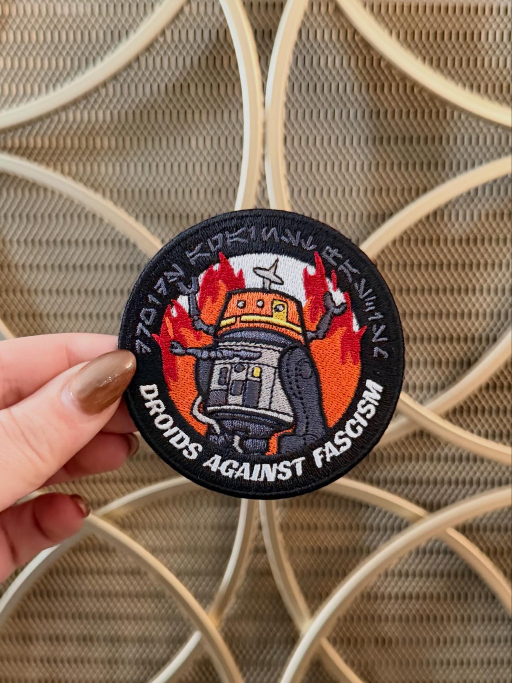 Chopper Star Wars Patch - Droids Against Fascism