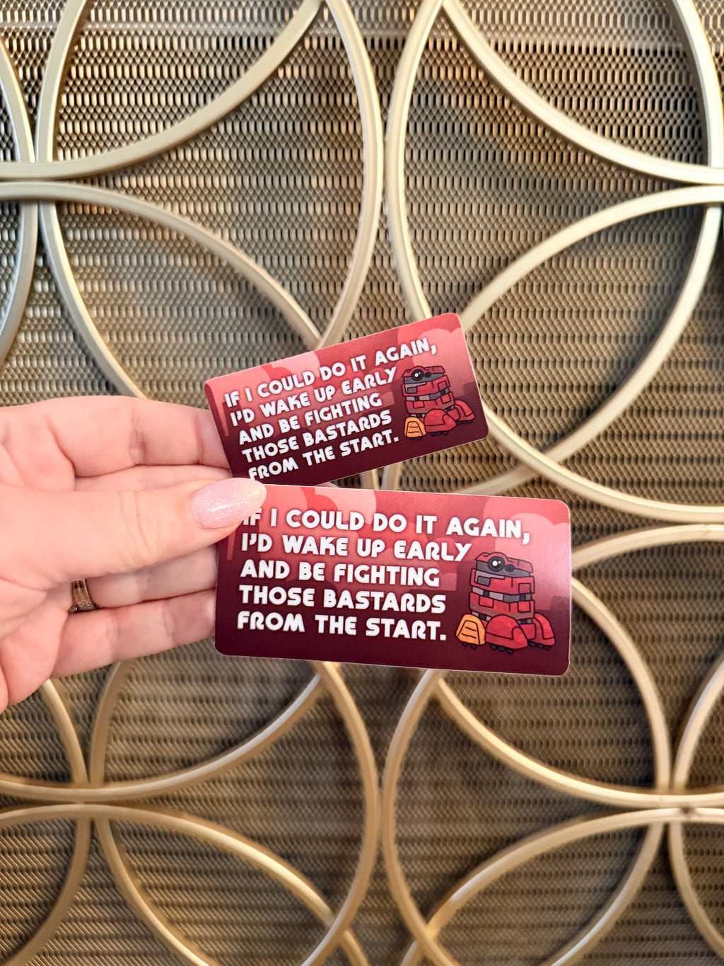Droid Star Wars Sticker - B2EMO Andor Quote