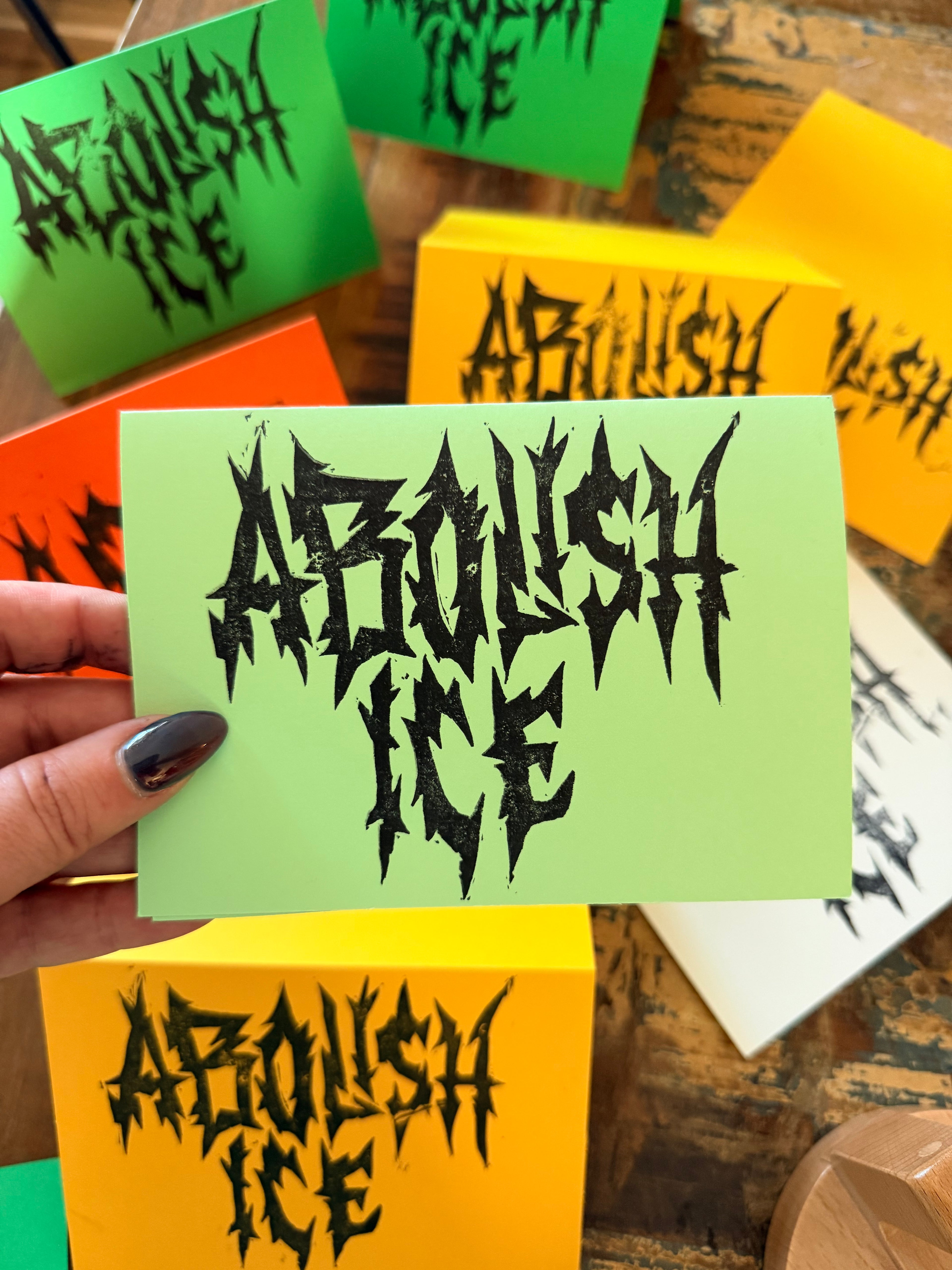 Abolish ICE - Protest Card or Print
