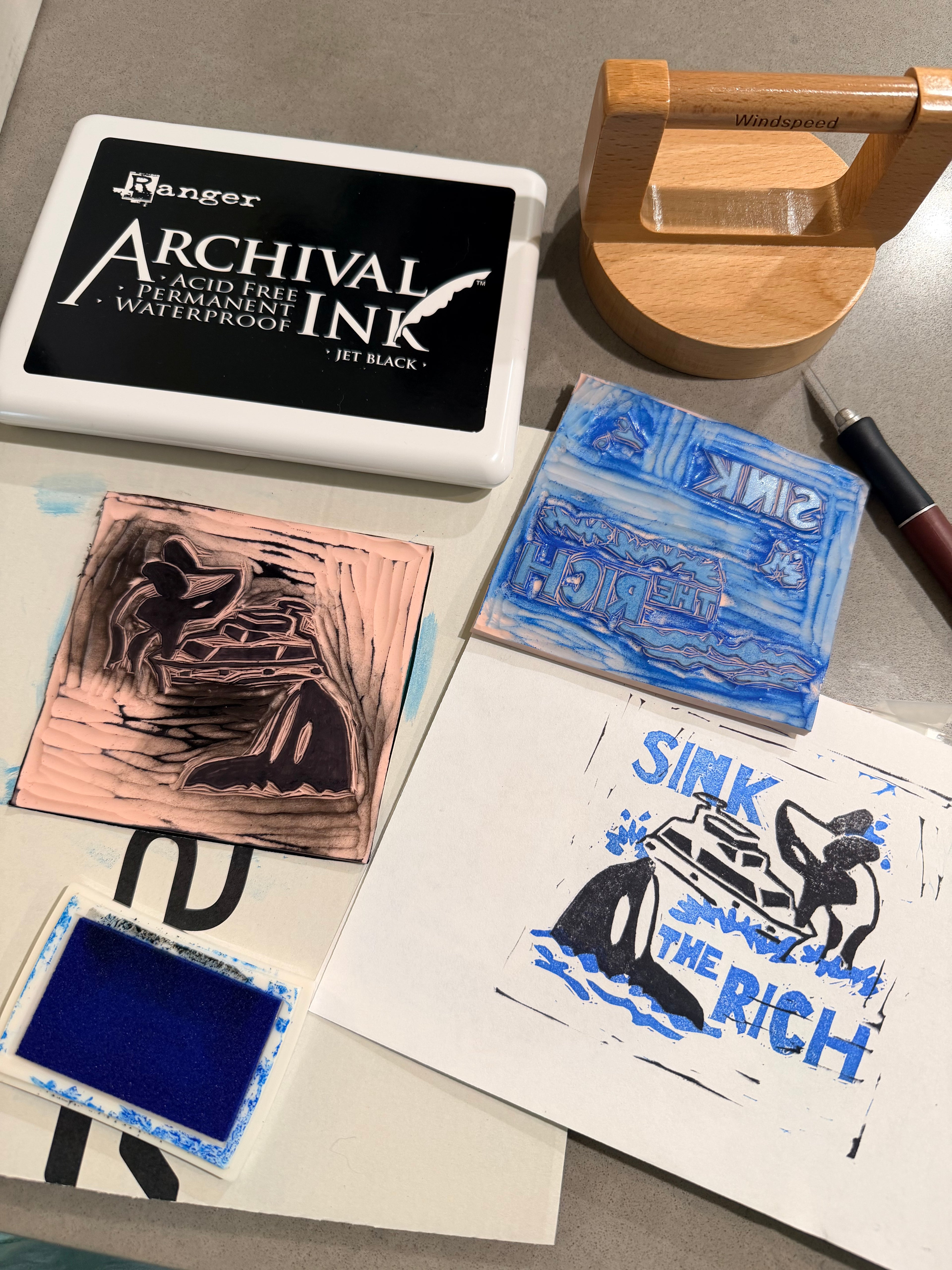 Sink the Rich - Orca Print or Card