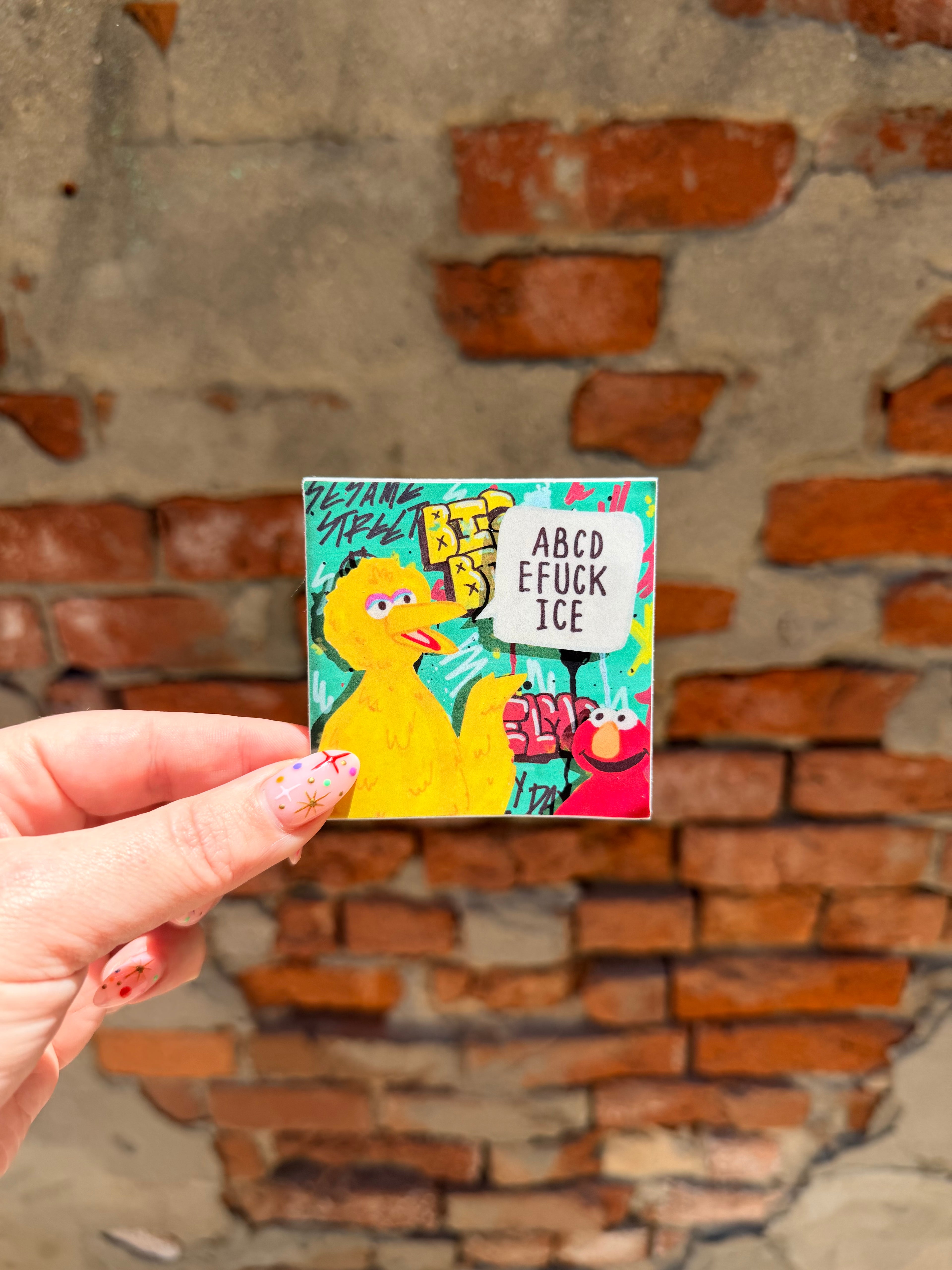 Sesame Street - Anti ICE Sticker