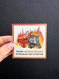 Chopper Star Wars Sticker - The Orange Menace
