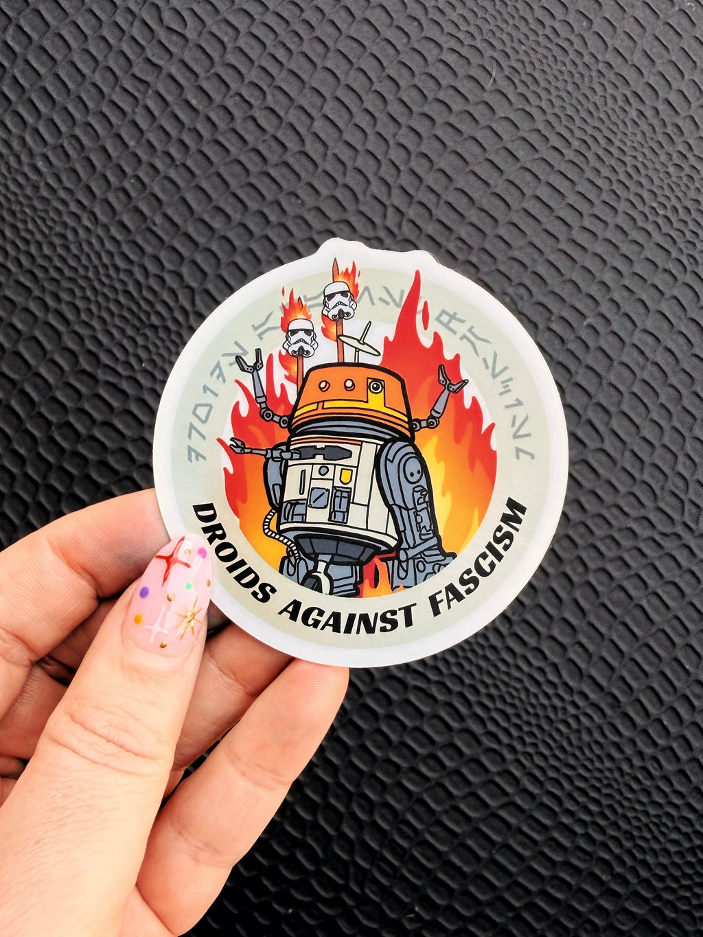 Chopper Star Wars Sticker - Droids Against Fascism