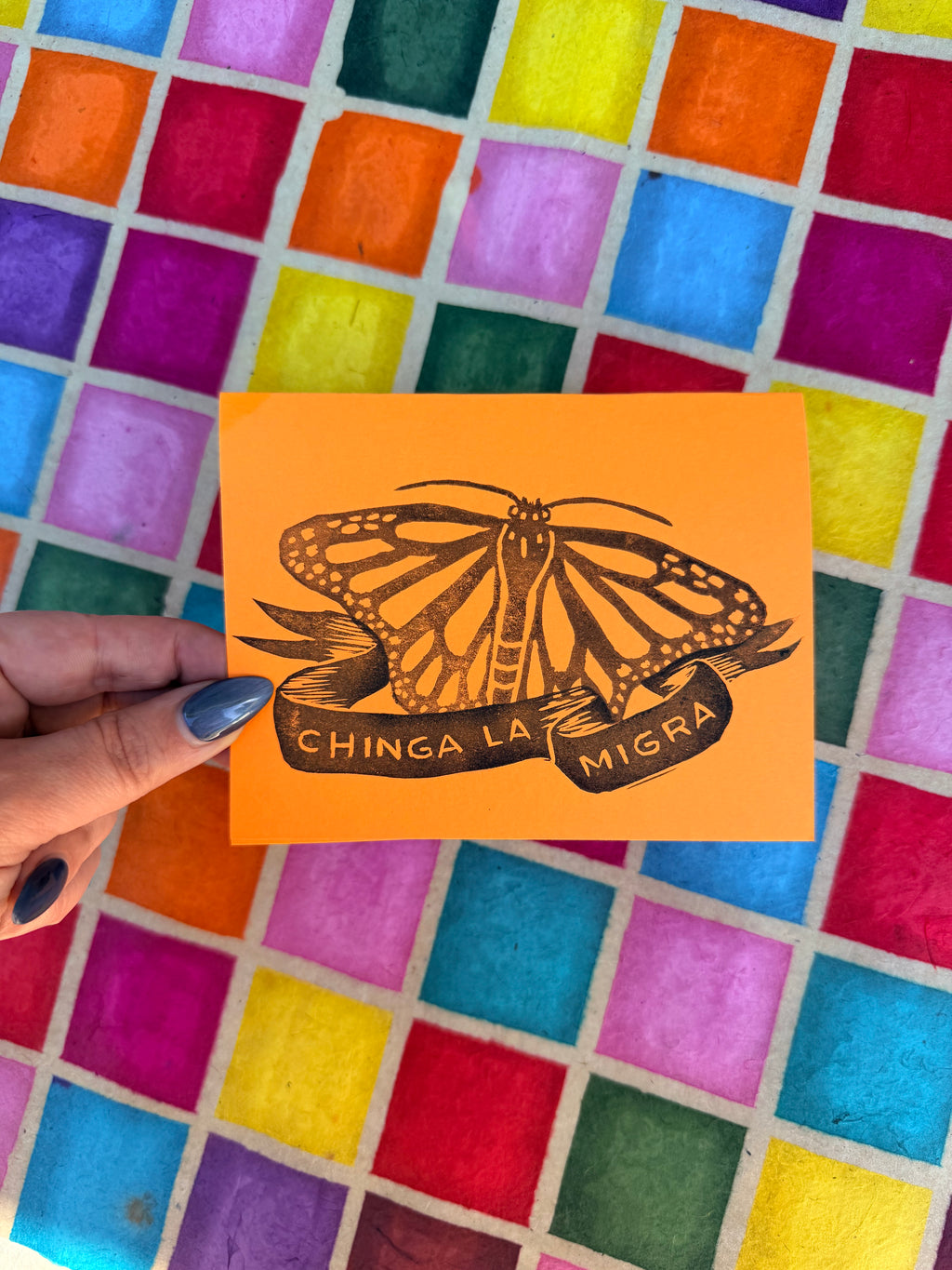 Chinga La Migra - Protest Card or Print