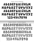 Angry Linocut Font