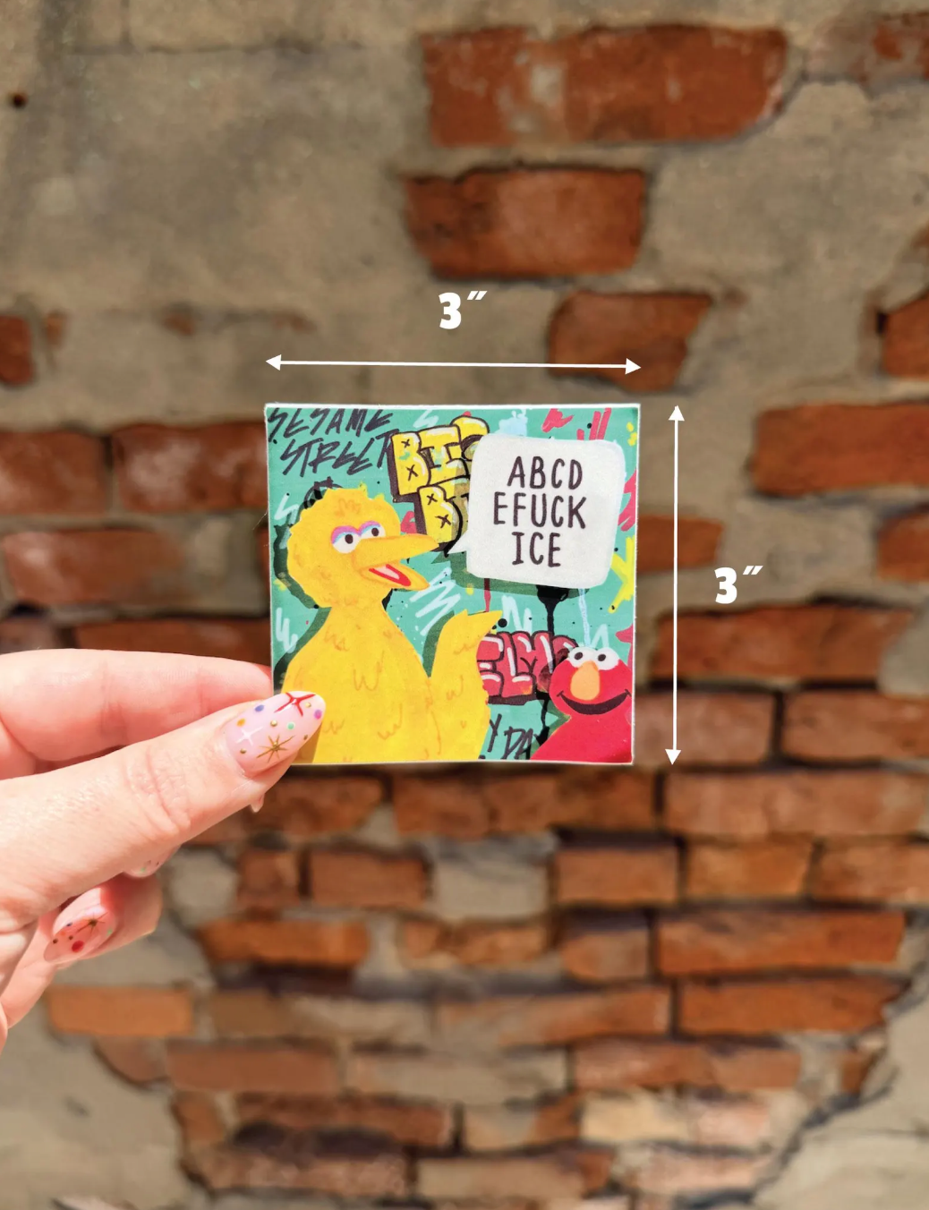 Sesame Street - Anti ICE Sticker