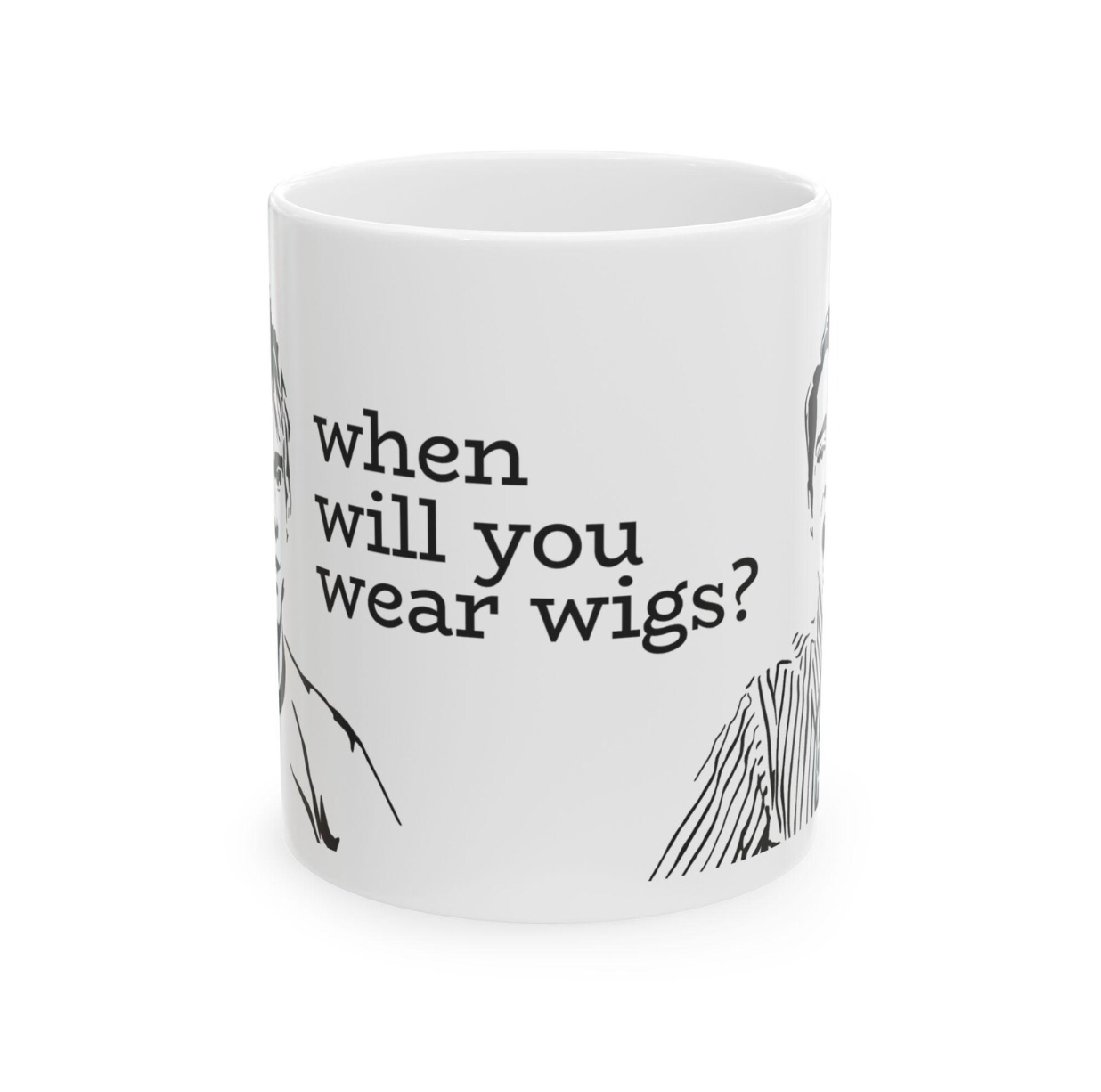LOTR - When Will You Wear Wigs Mug