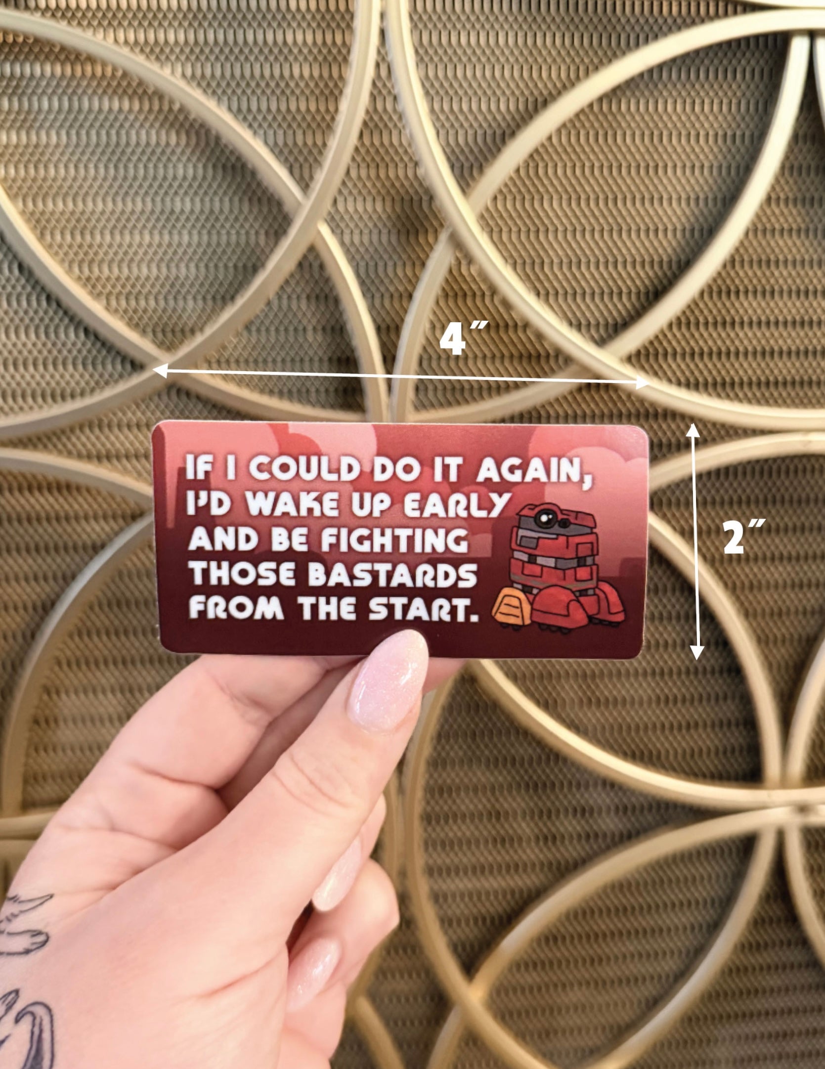 Droid Star Wars Sticker - B2EMO Andor Quote