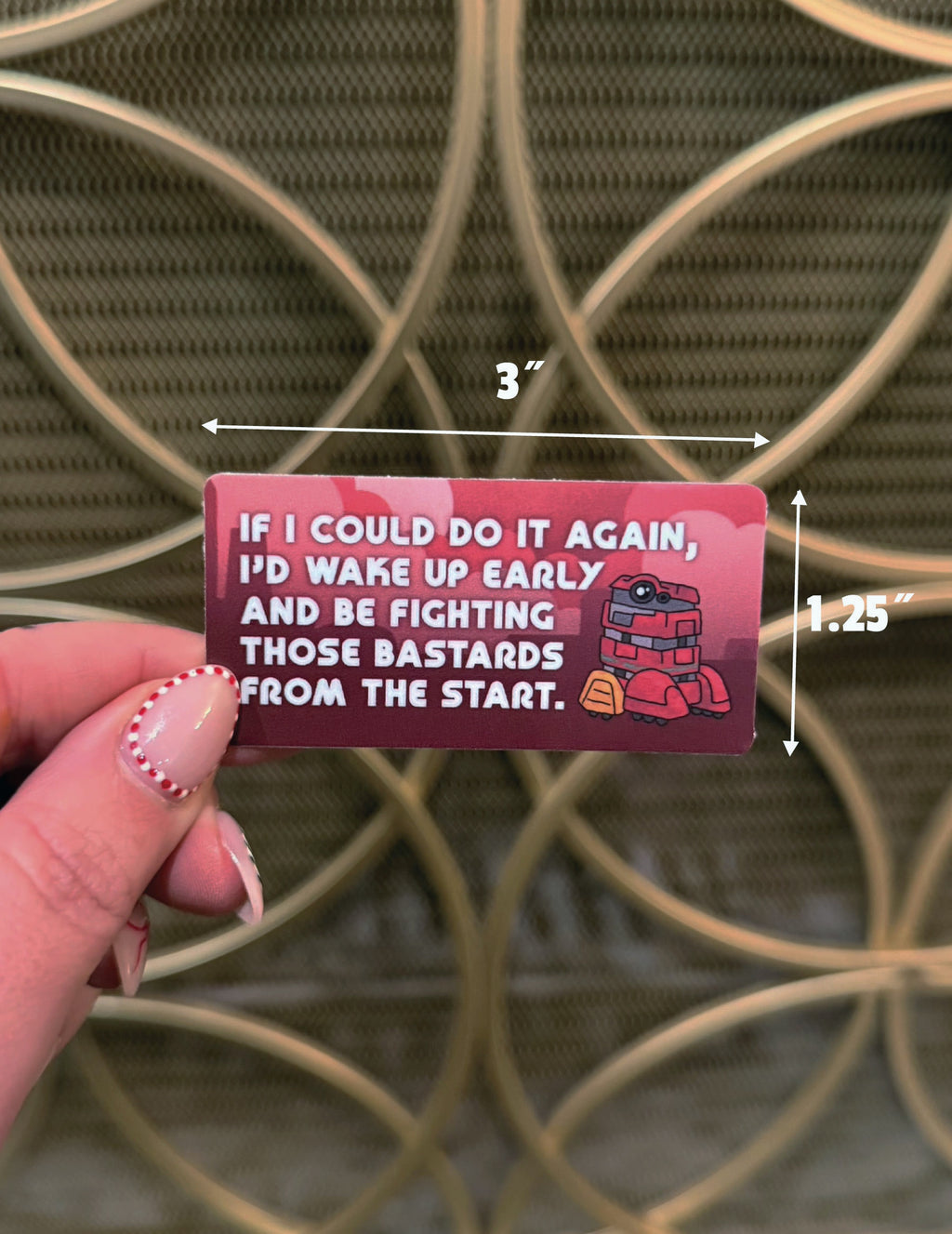 Droid Star Wars Sticker - B2EMO Andor Quote