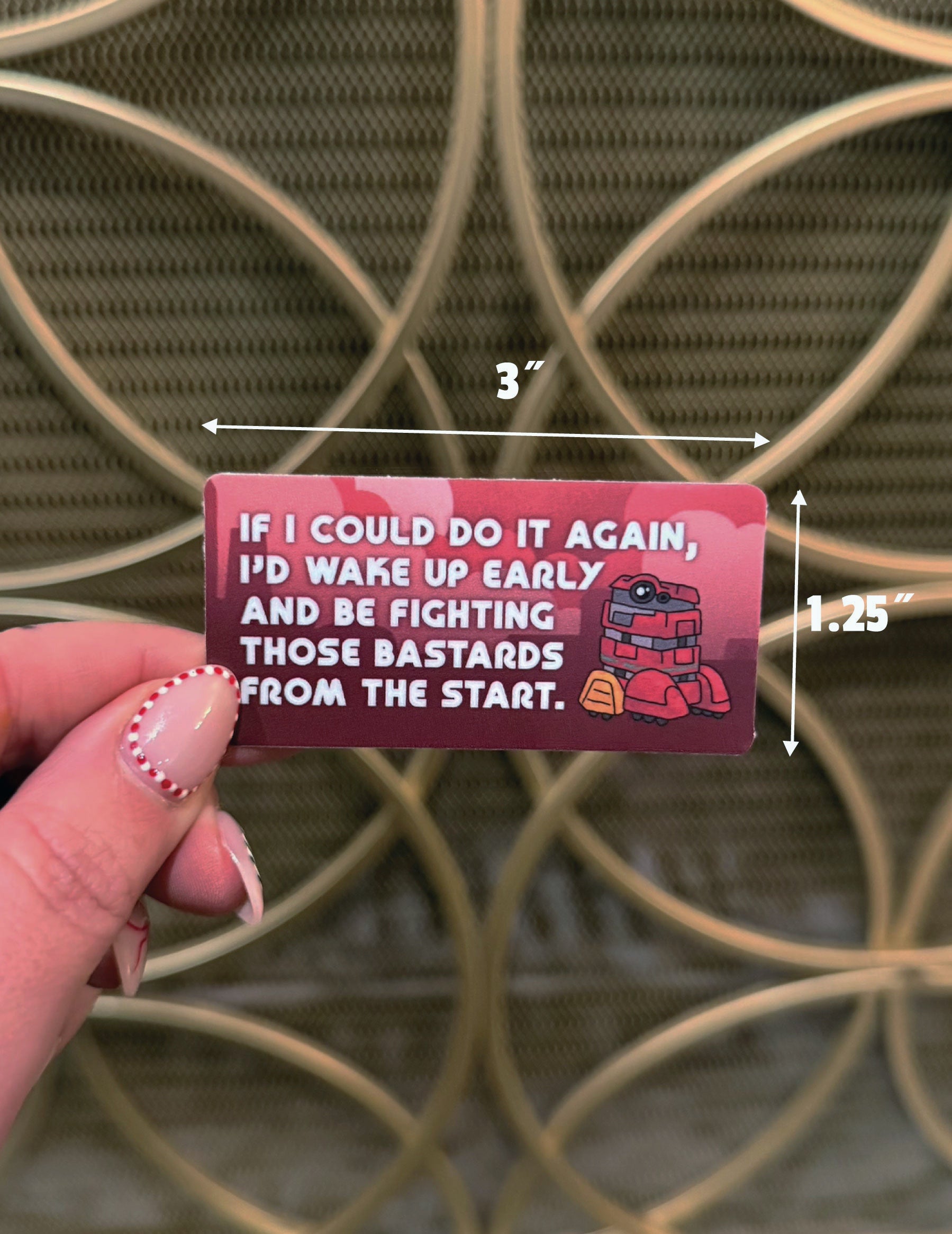Droid Star Wars Sticker - B2EMO Andor Quote