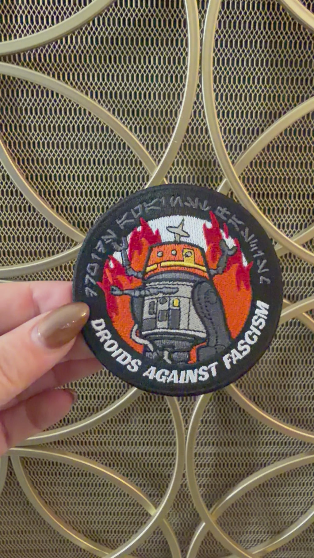 Chopper Star Wars Patch - Droids Against Fascism