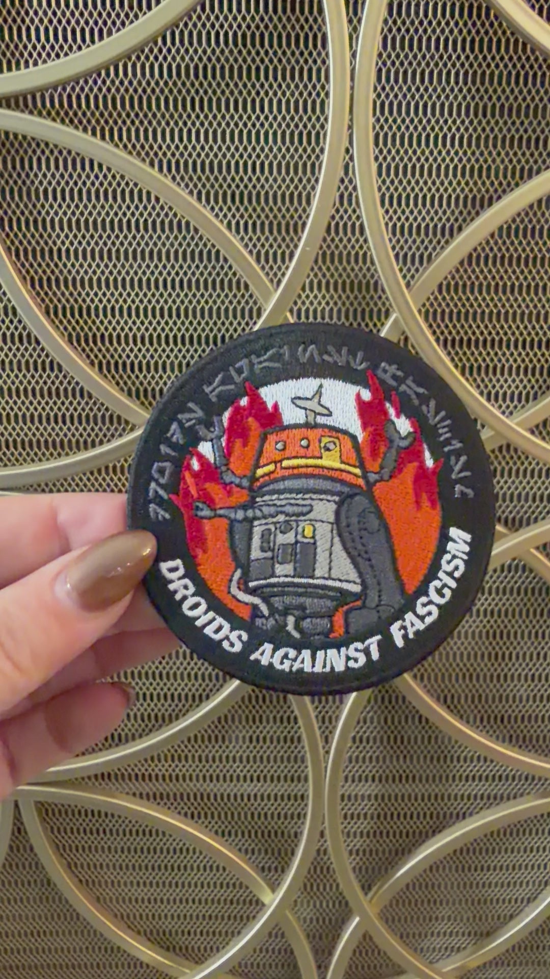 Chopper Star Wars Patch - Droids Against Fascism